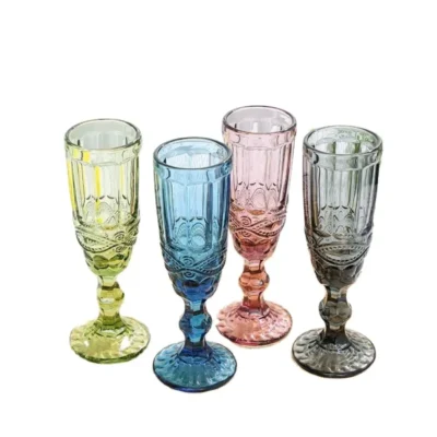 Luxury Decorative Plastic  Juice Drinkware  Glass EDWS LX 129