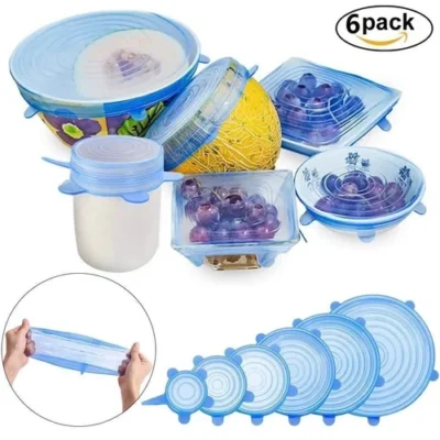 Silicone Stretch Lids Durable Food Storage Silicone Covers