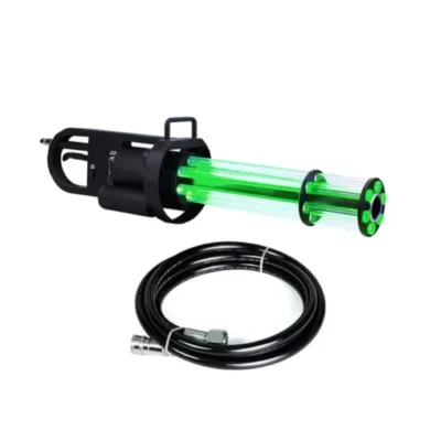 Gatling LED CO2 jet gatling machine handhold led Gun..