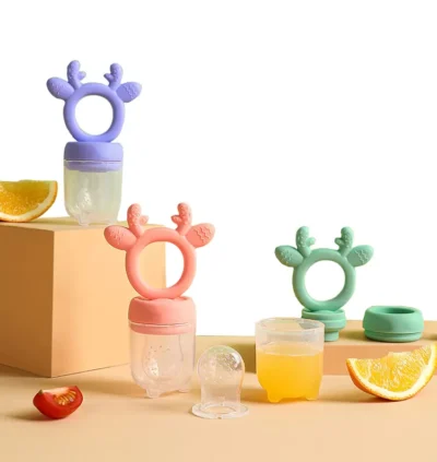 Baby Bite Nipple Infant Teether Fresh Veg Fruit Feeding EDWS NK20236551