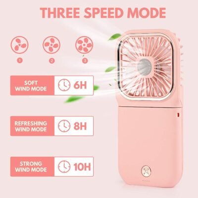 Rechargeable Usb Neck Foldable Small Mini Air Cooler Fan EDWS NK20236593