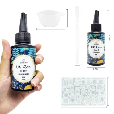 UV Resin Kit with tools High transparent 100g EDWS NK202365139