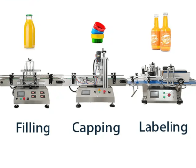 Automatic Bottle Liquid Filling Capping Machine EDWS NK202365157