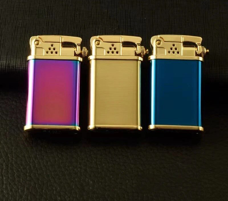 Spark of Elegance: One-Key Ignition Brass Kerosene Lighter EDWS NK2020241802369