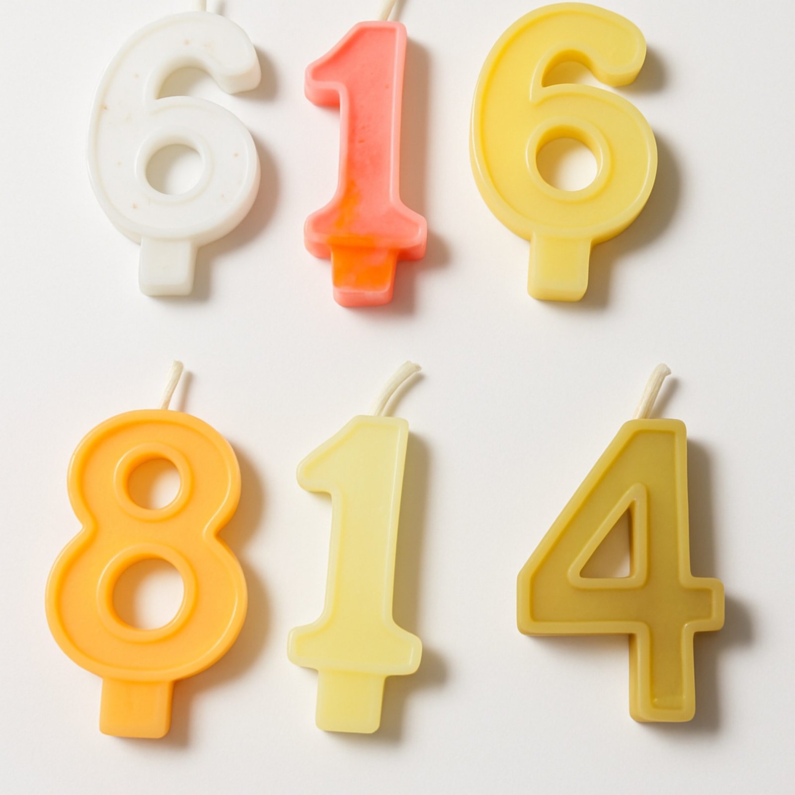 Candléve Birthday Number Candles 0-9 EDWS20250904