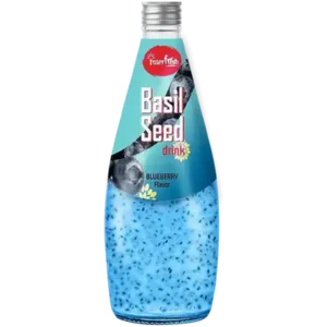 💙 Nicko Basil Seed Drink – Blueberry Flavour | 290ml Bottle EDWS 201031