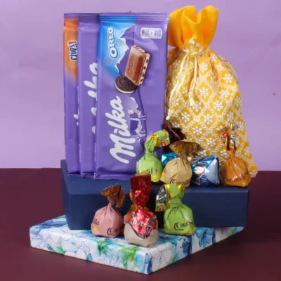 🍫 Combo of Milka & Assorted Chocolates – Perfect Gift Pack  EDWS 202001