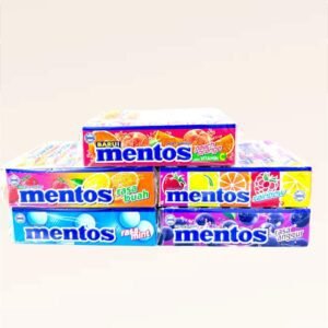 Mentos Chewy Dragee,Fruit Punch Rainbow Roll, Assorted Flavour EDWS2025122321