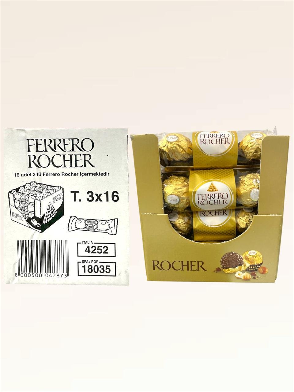 Ferrero Rocher Combo Pack Chocolate 16 Pieces (Pack Of 3)-920 Gm EDWS20251219332