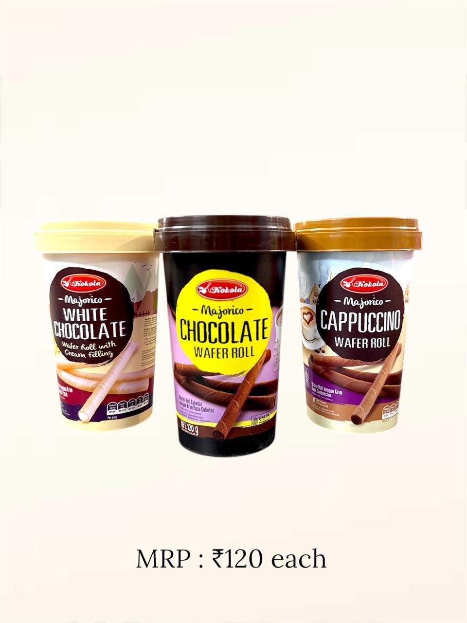 Kokola Majorico Chocolate Flavoured Wafer Roll Sticks EDWS20251219335