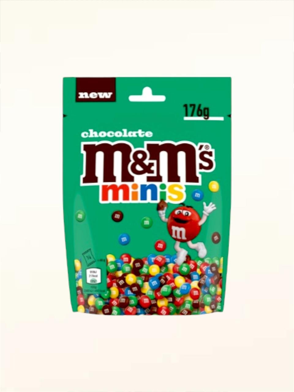 M&Ms Mini Milk Chocolate Candy Tubes, Share Delicious, Colorful Fun Candy, EDWS20251219337