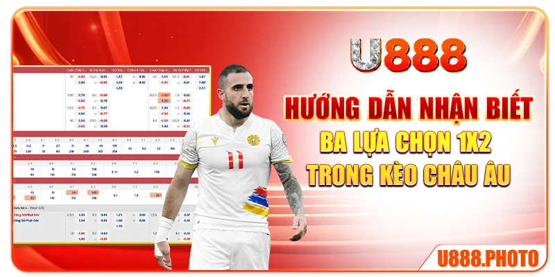 Hướng dẫn nhận biết ba lựa chọn 1X2 trong kèo châu Âu